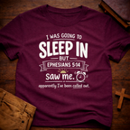 Sleeping In T-Shirt