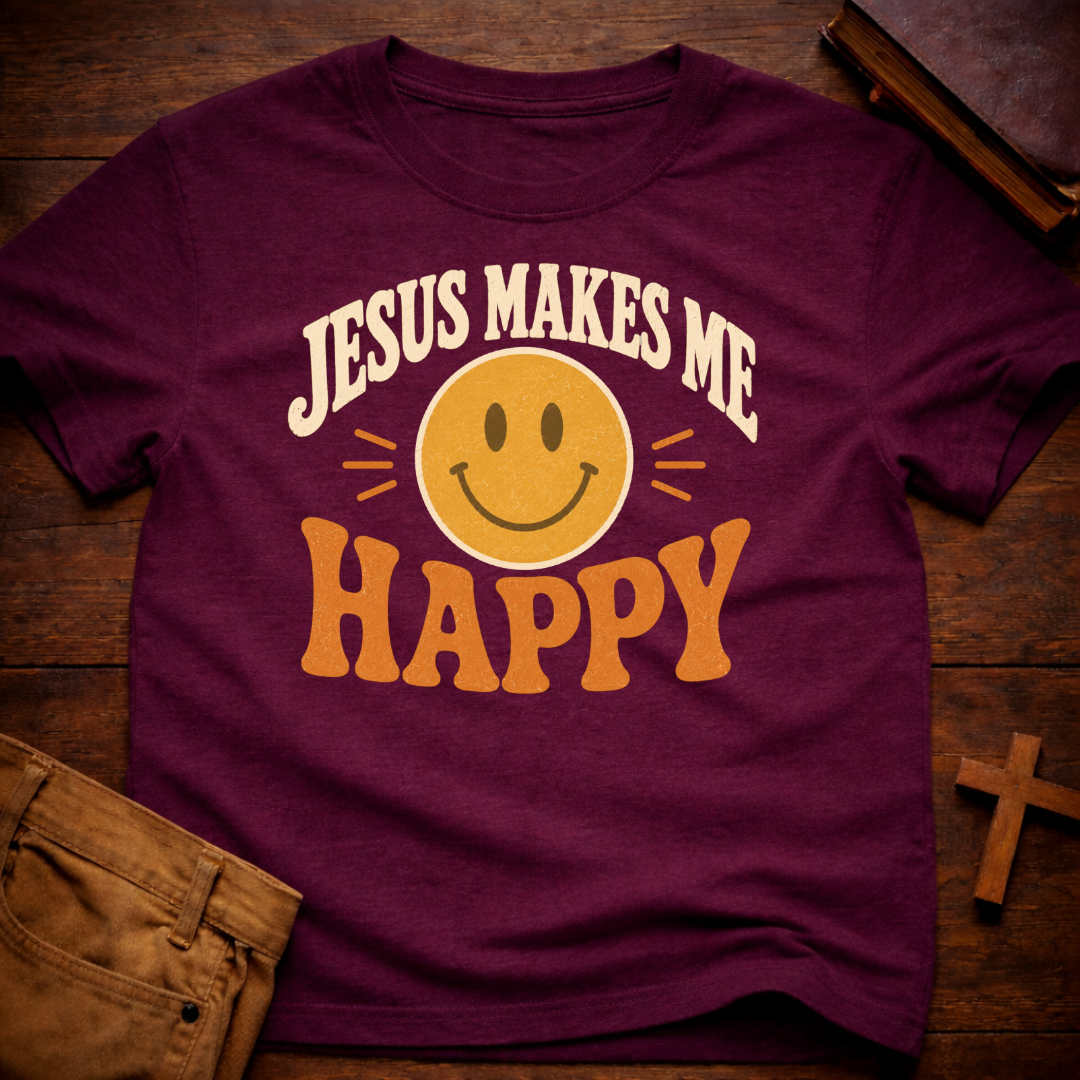 Jesus Makes Me Happy T-Shirt