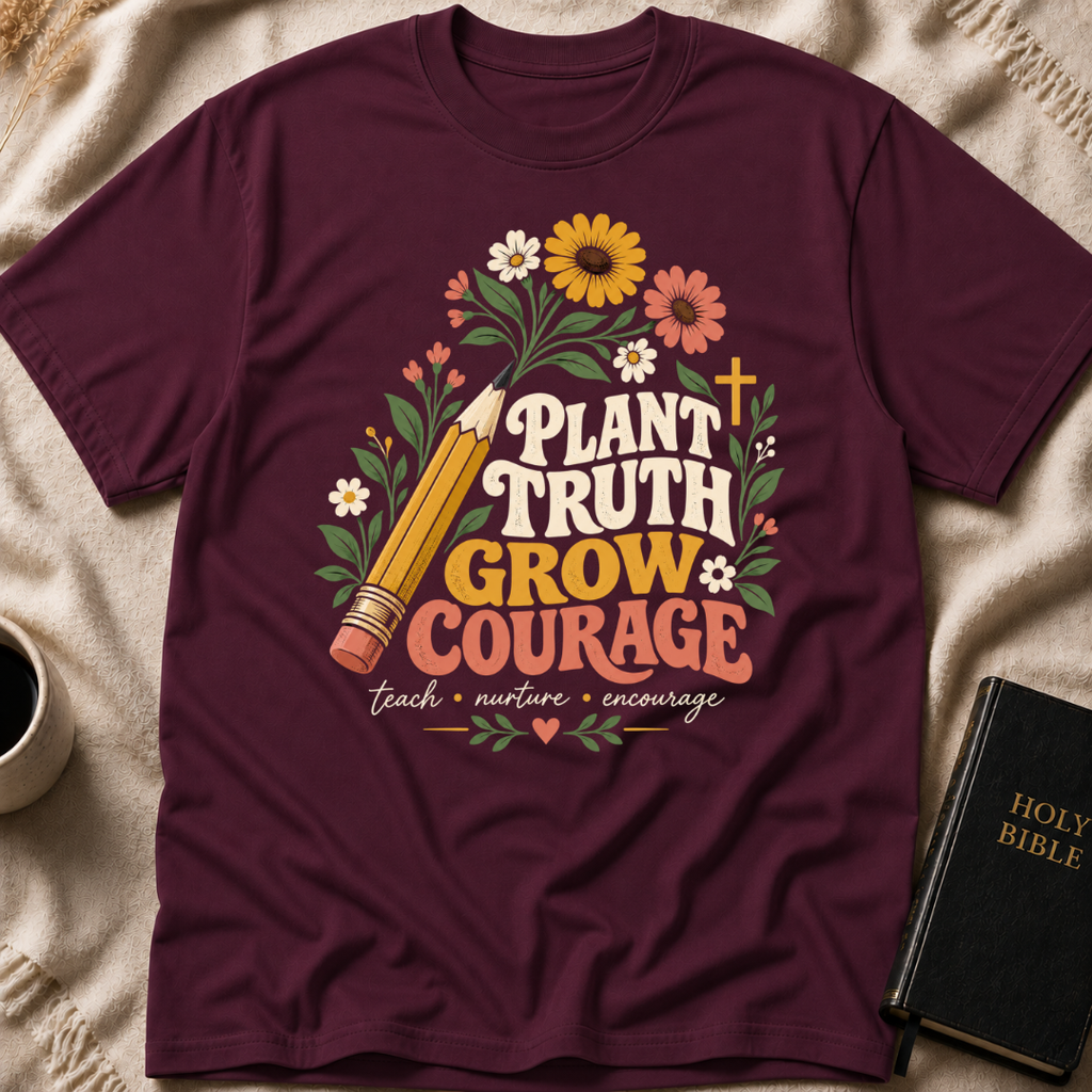 Plant Truth Grow Courage T-Shirt