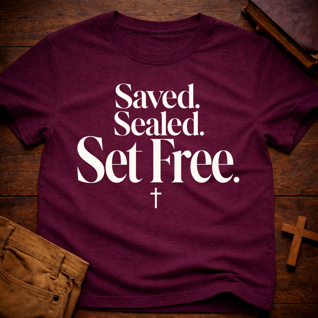 Saved. Sealed. Set Free T-Shirt