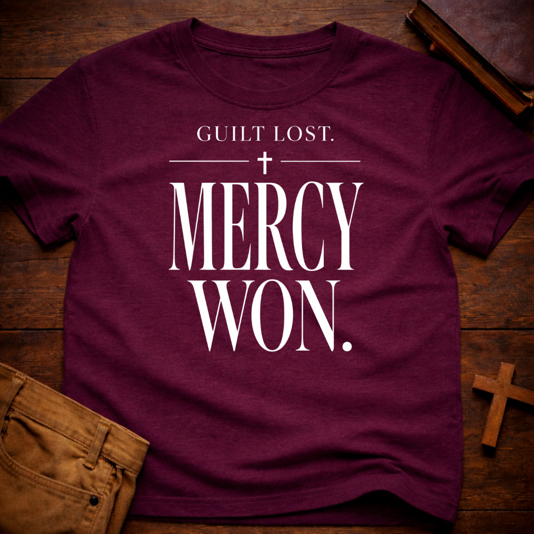 Guilt Lost. Mercy Won T-Shirt
