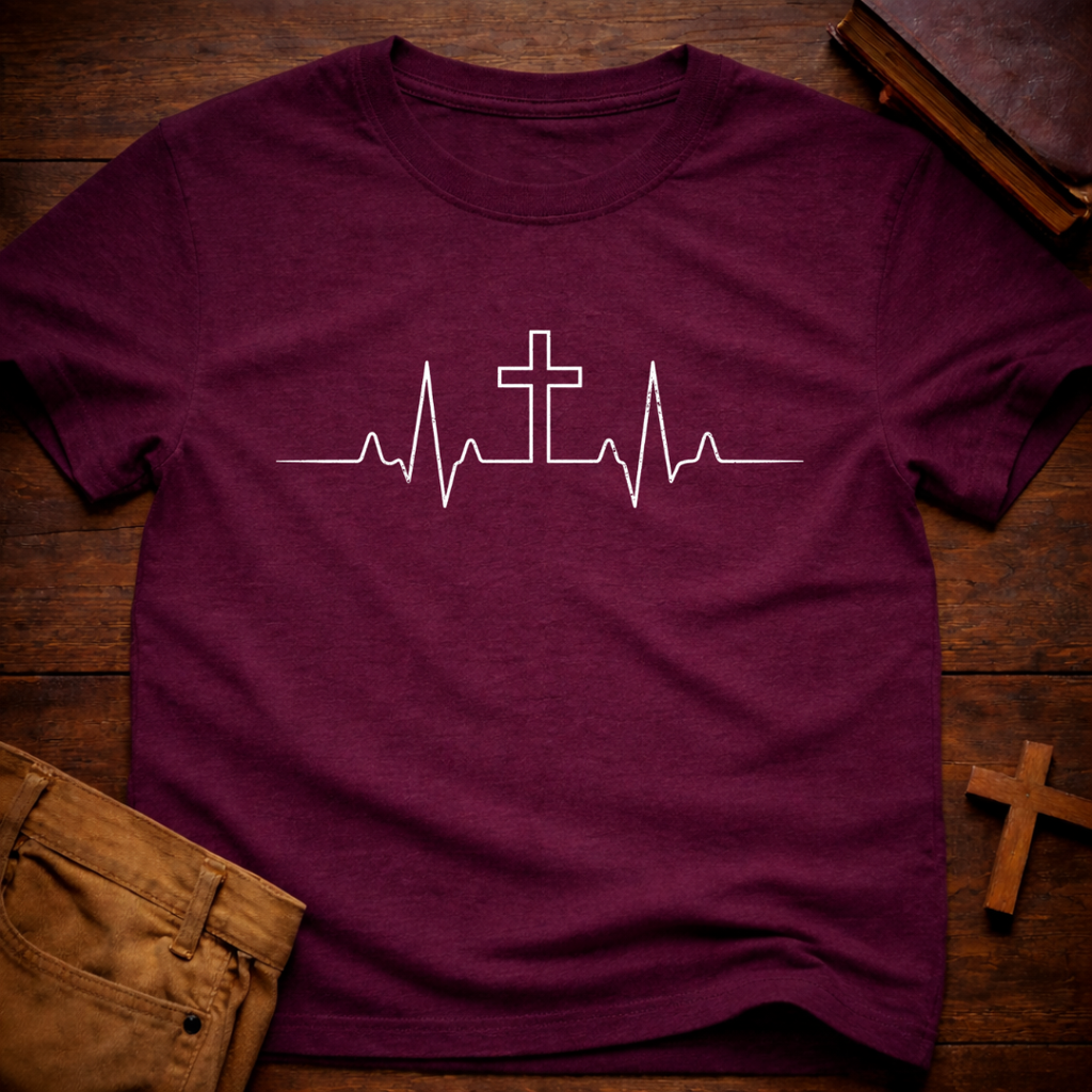 Heartbeat cross T-Shirt