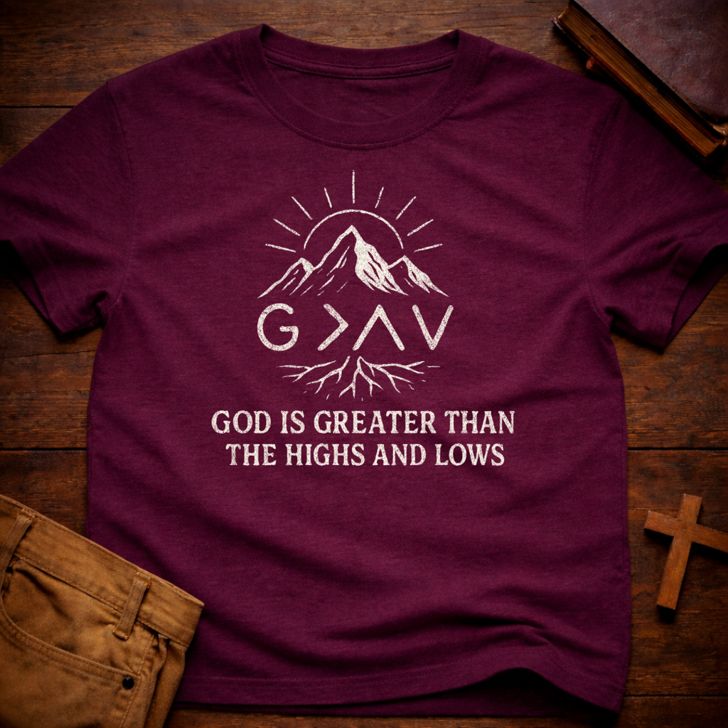 God is Greater than the Highs and Lows T-Shirt