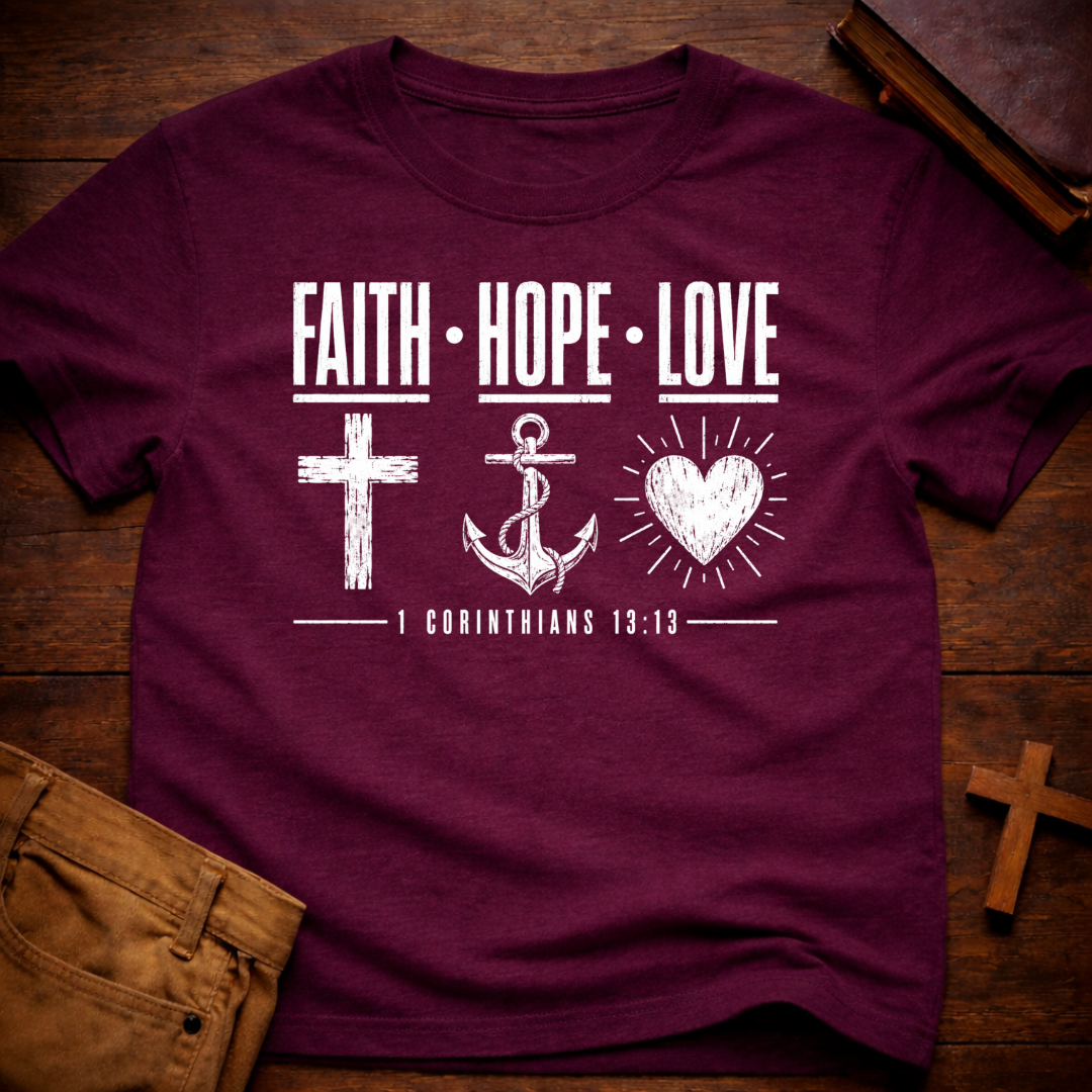 1 Corinthians 13:13 T-Shirt