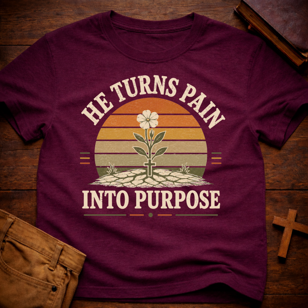 He Turns Pain Into Purpose T-Shirt