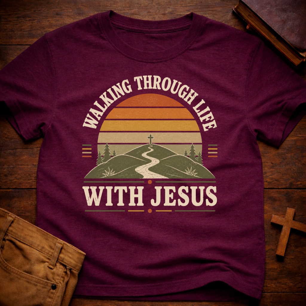 Walking Through Life With Jesus T-Shirt