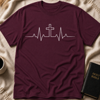Heartbeat cross T-Shirt