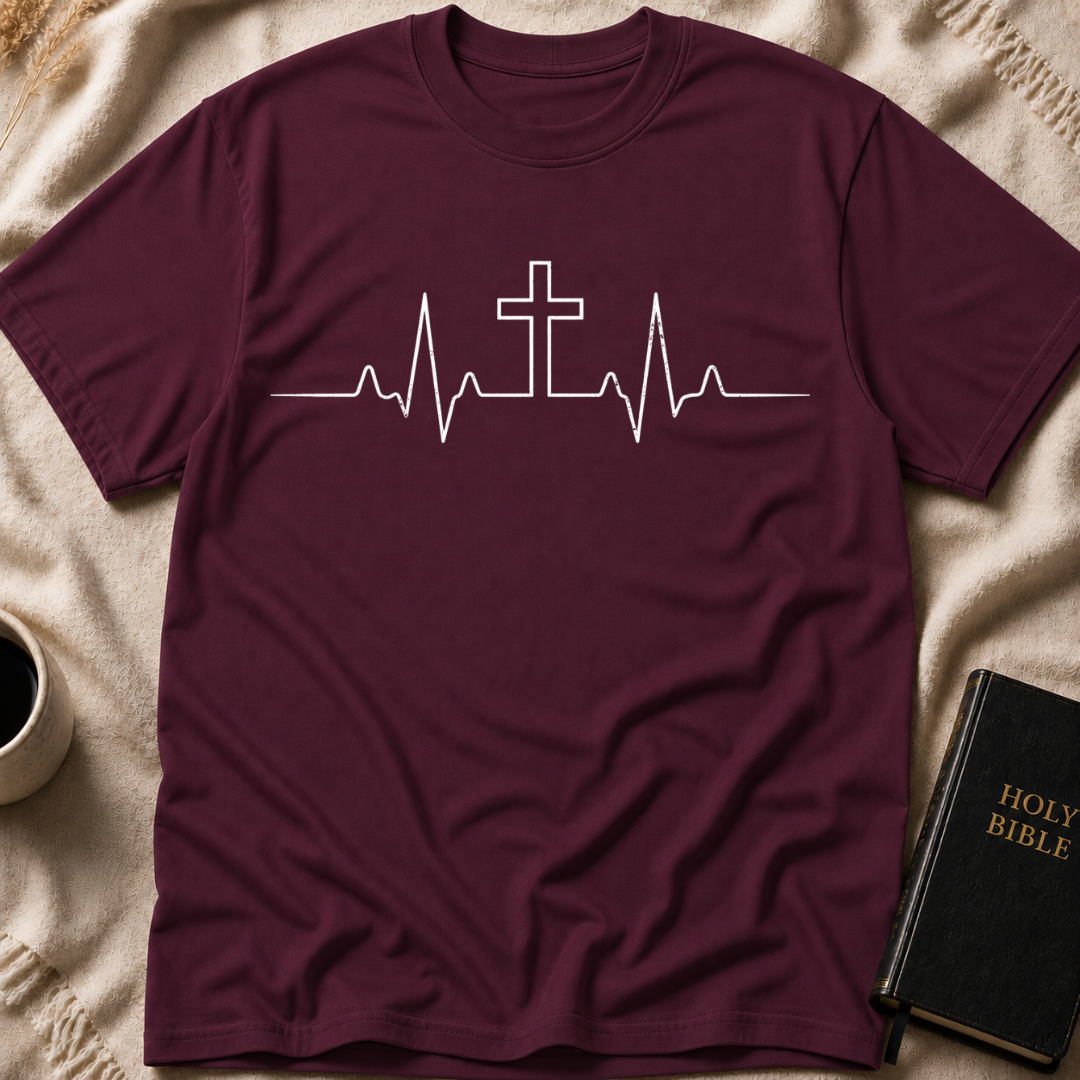 Heartbeat cross T-Shirt