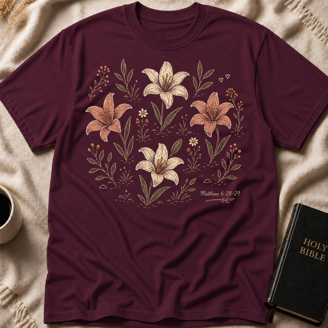 Matthew 6:28-29 T-Shirt
