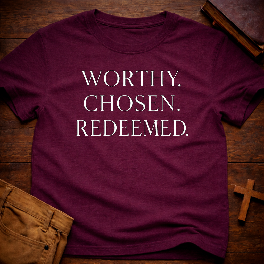Worthy Chosen Redeemed T-Shirt