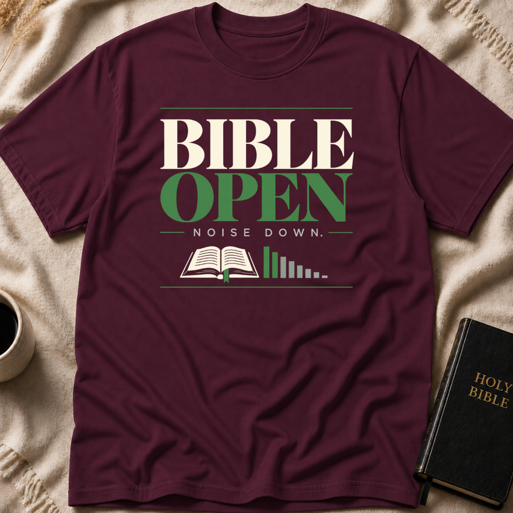 Bible Open Noise Down T-Shirt