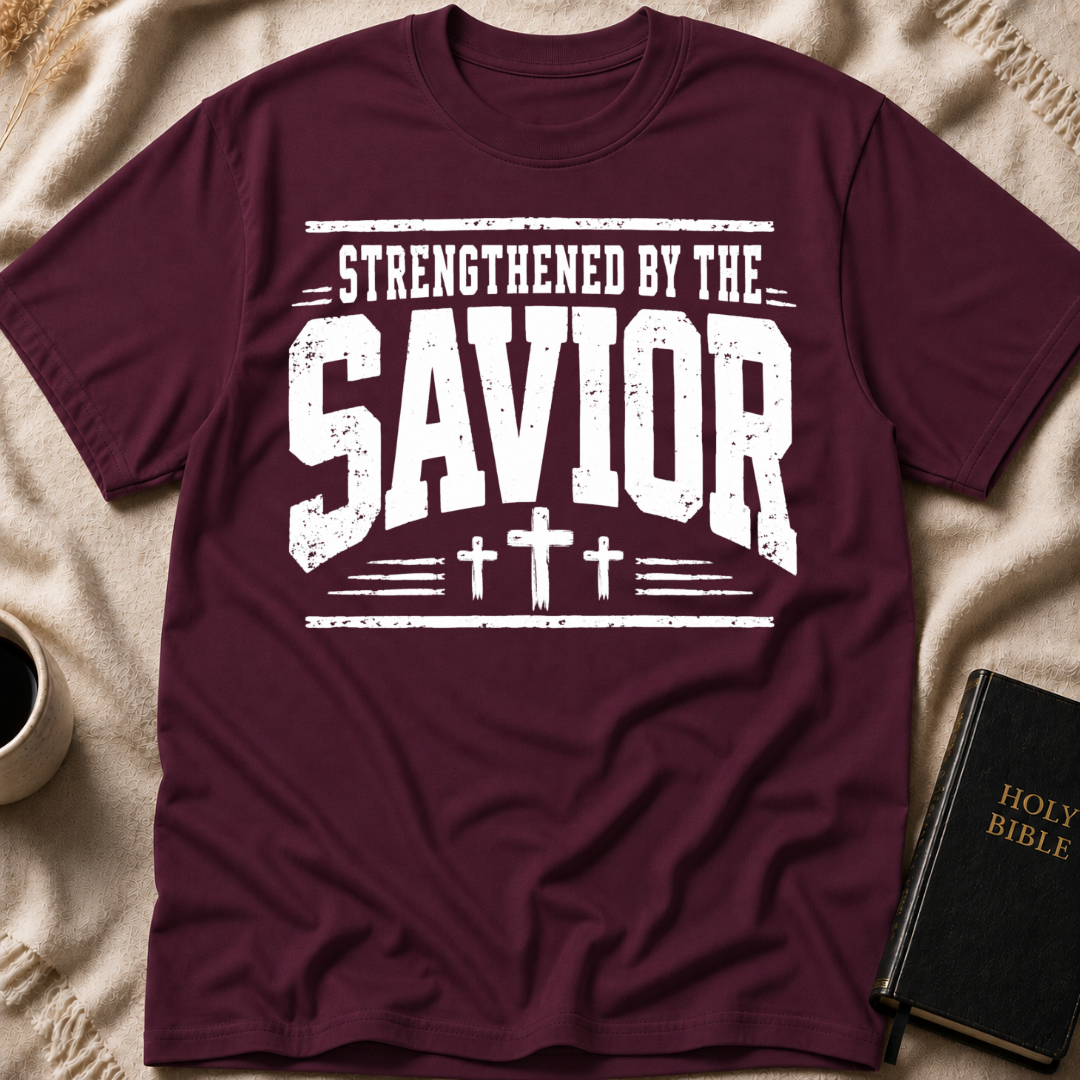 Strengthened By The Savior T-Shirt