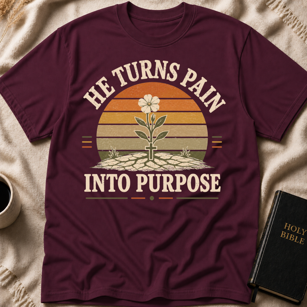 He Turns Pain Into Purpose T-Shirt