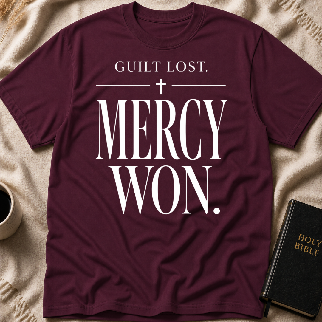 Guilt Lost. Mercy Won T-Shirt