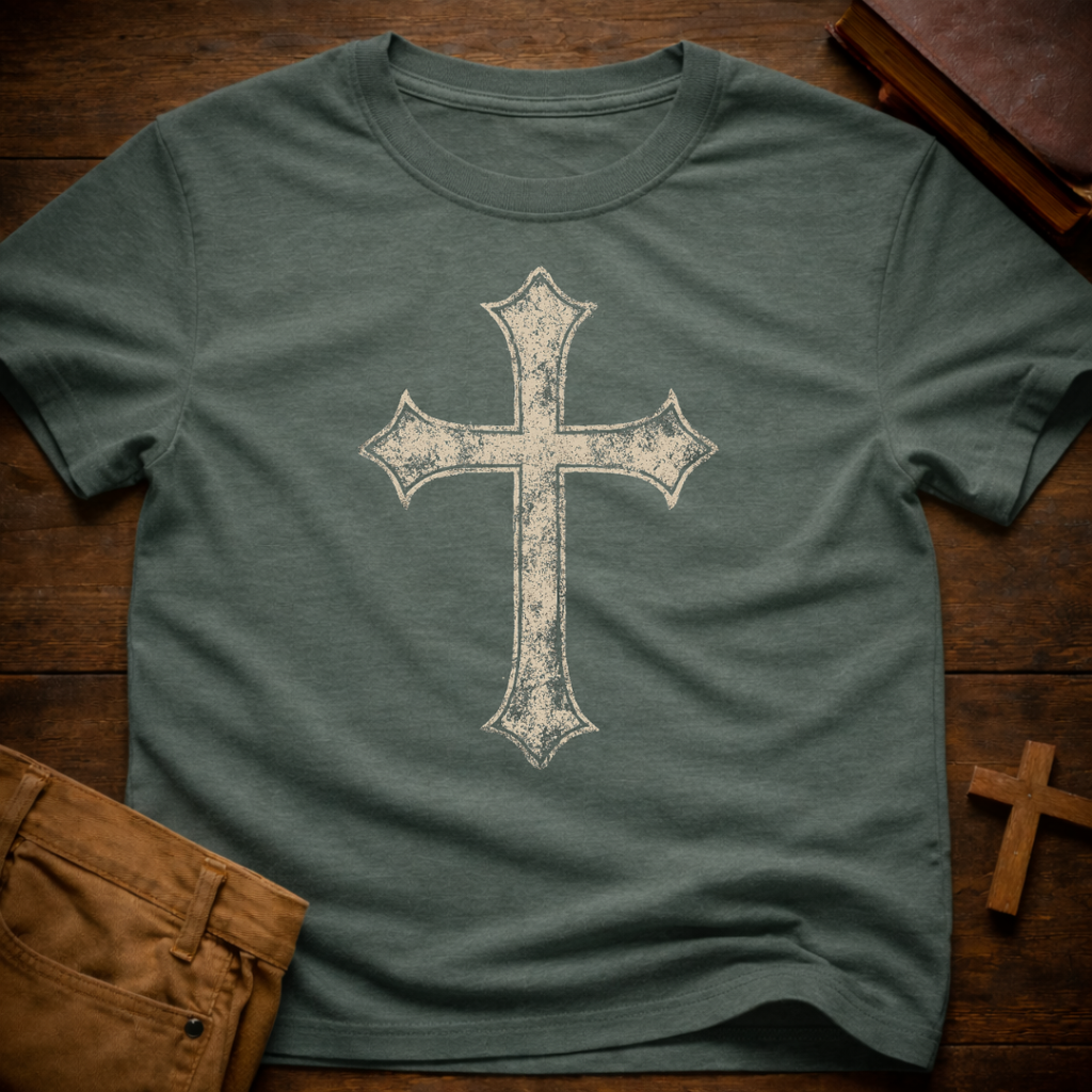 Worn Cross T-Shirt