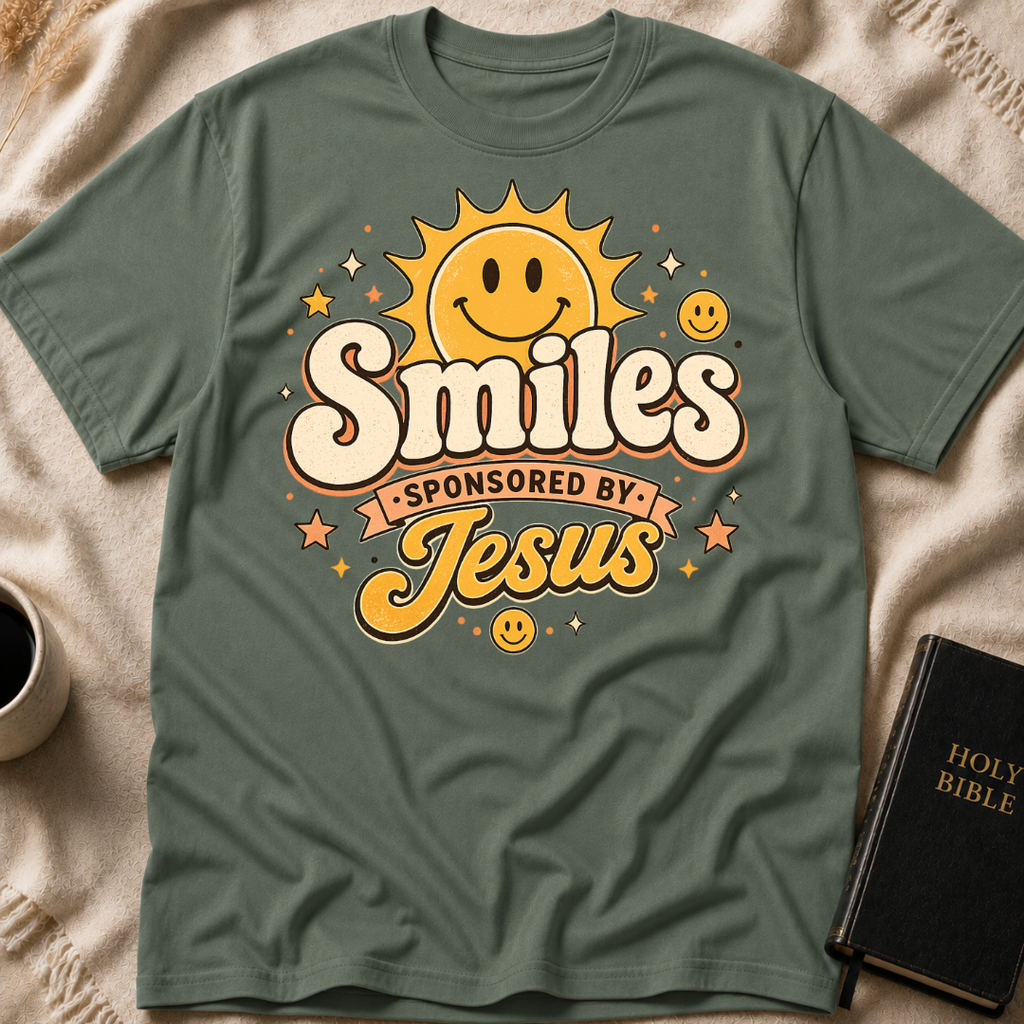 Smiles Sponsored By Jesus T-Shirt