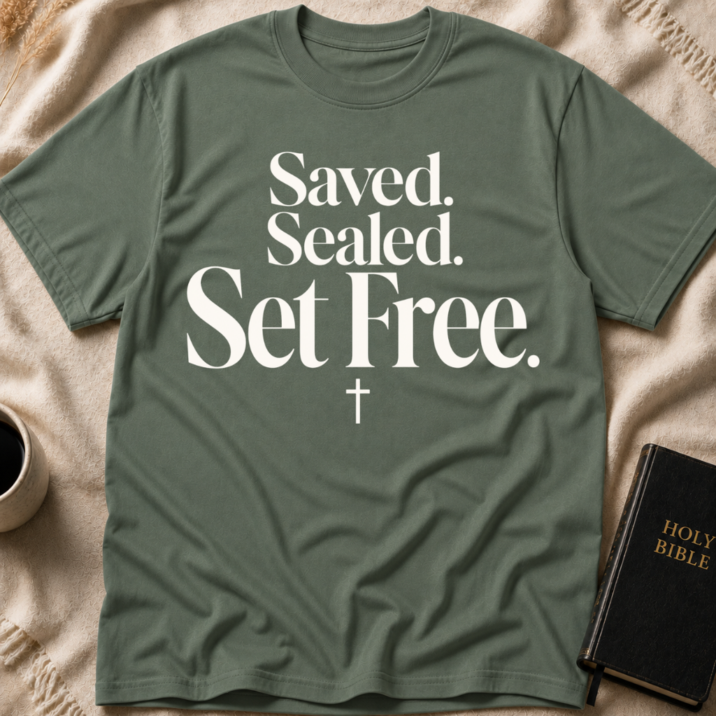 Saved. Sealed. Set Free T-Shirt