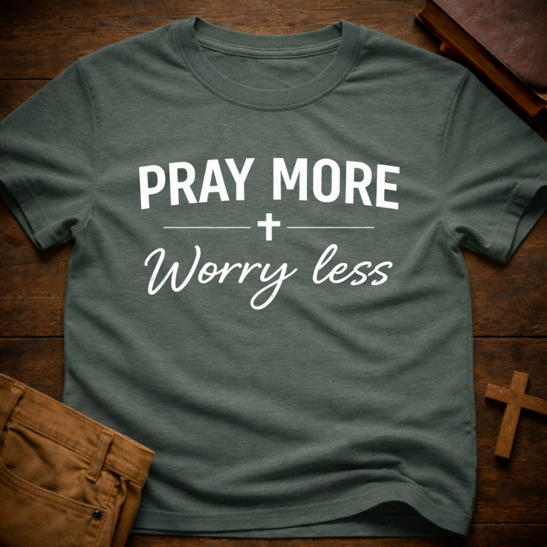 Pray More Worry Less T-Shirt