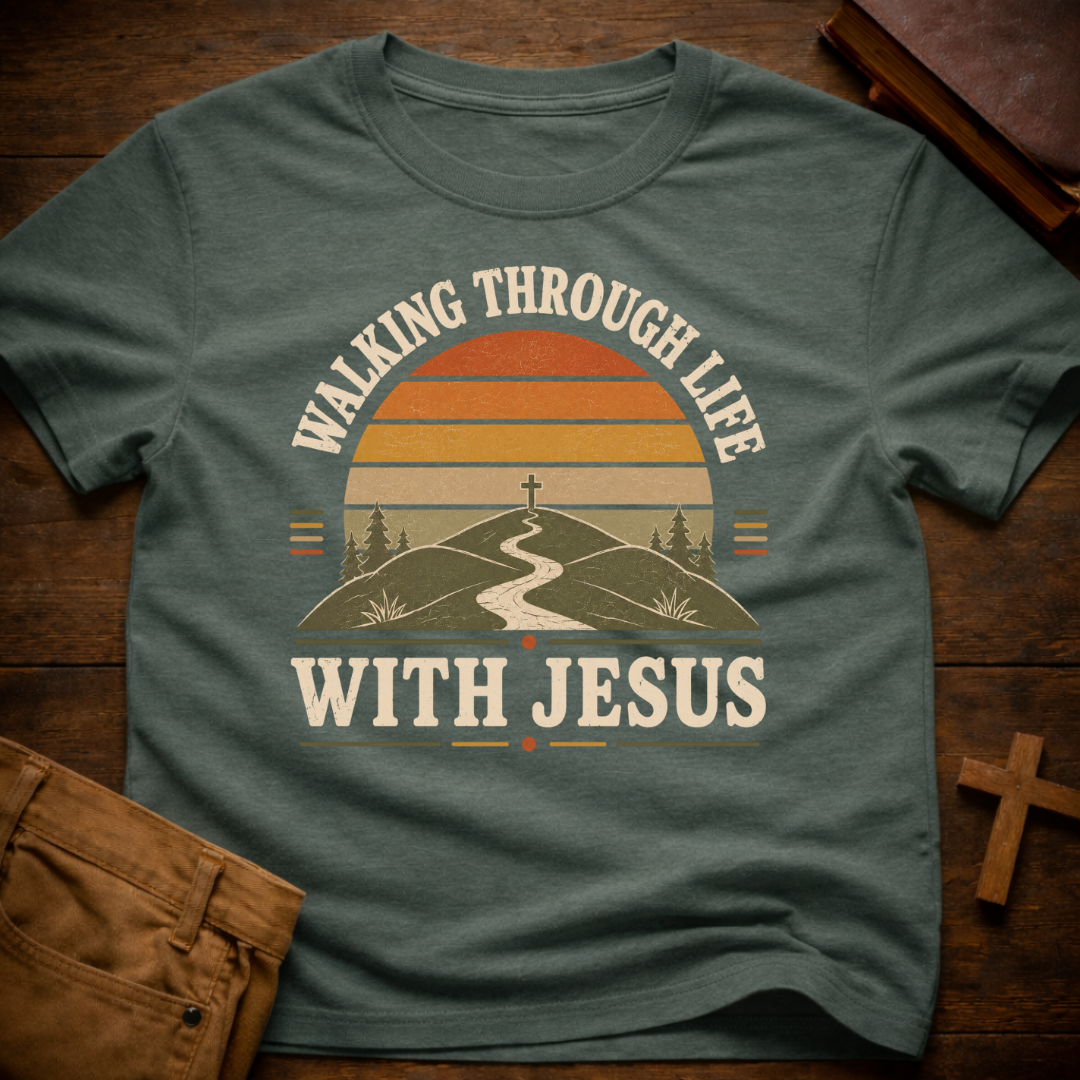 Walking Through Life With Jesus T-Shirt