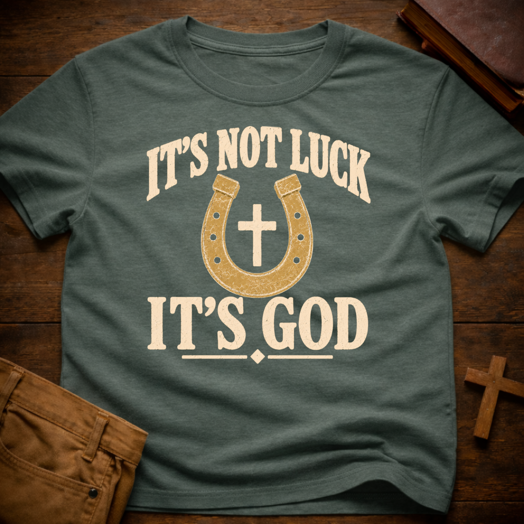IT'S NOT LUCK IT'S GOD T-Shirt