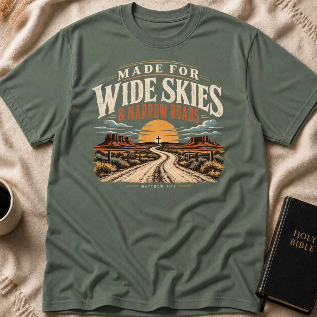 Made For Wide Skies & Narrow Roads T-Shirt