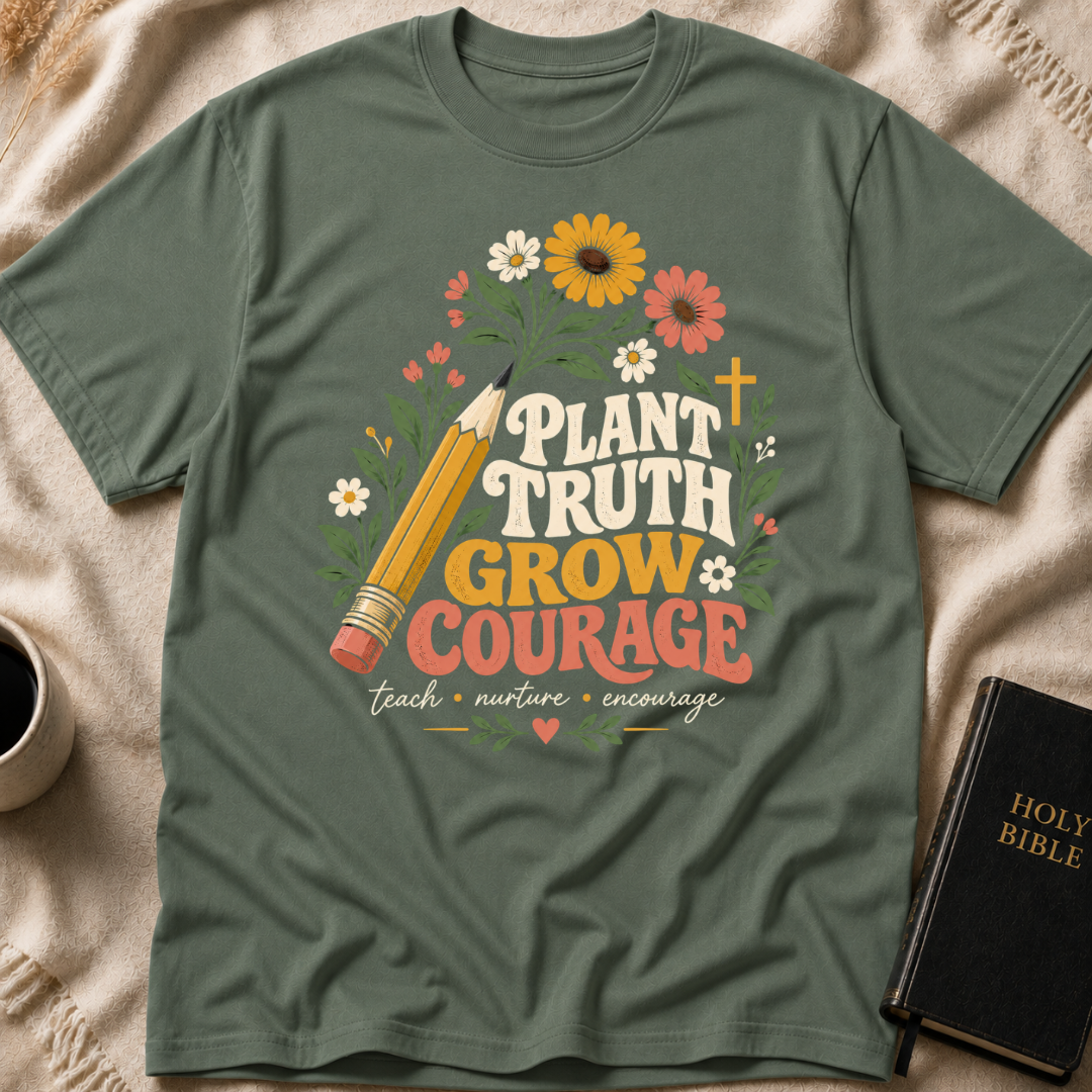 Plant Truth Grow Courage T-Shirt
