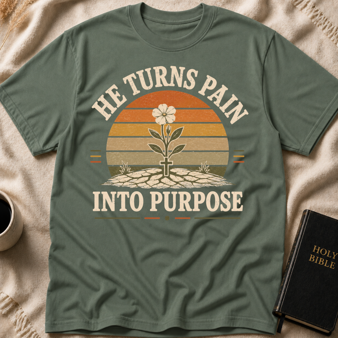 He Turns Pain Into Purpose T-Shirt