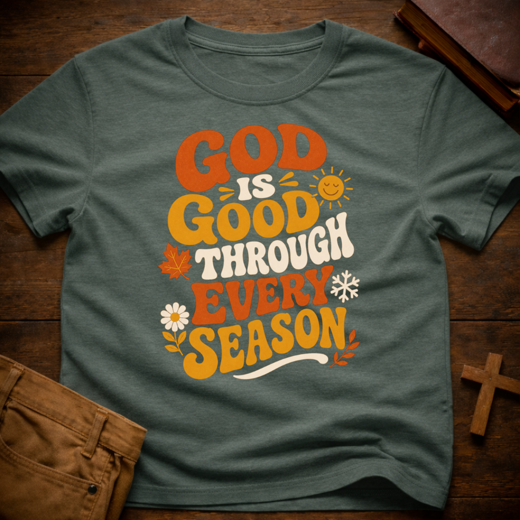 God Is Good Through Every Season T-Shirt
