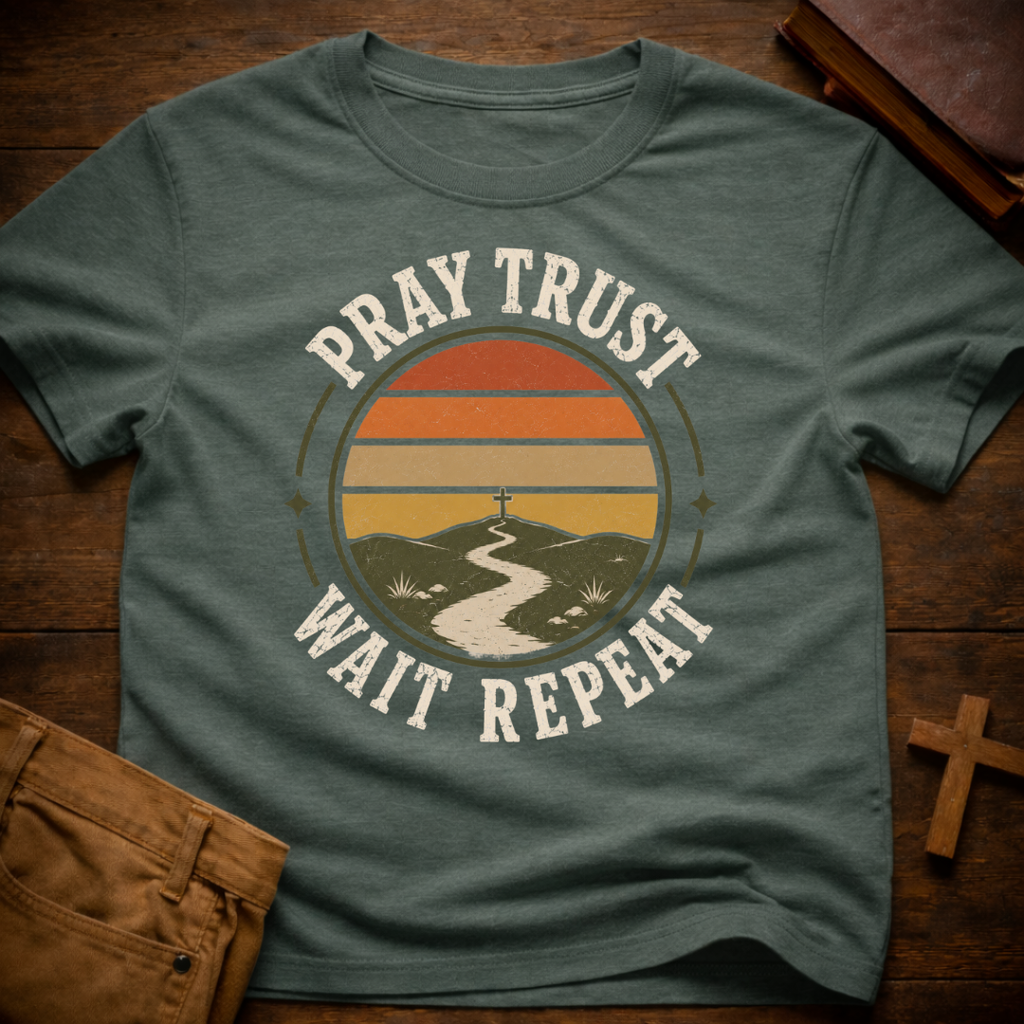 Pray Trust Wait Repeat T-Shirt