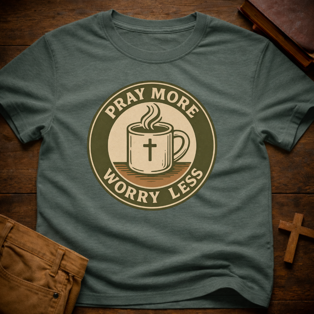 Pray More Worry Less T-Shirt