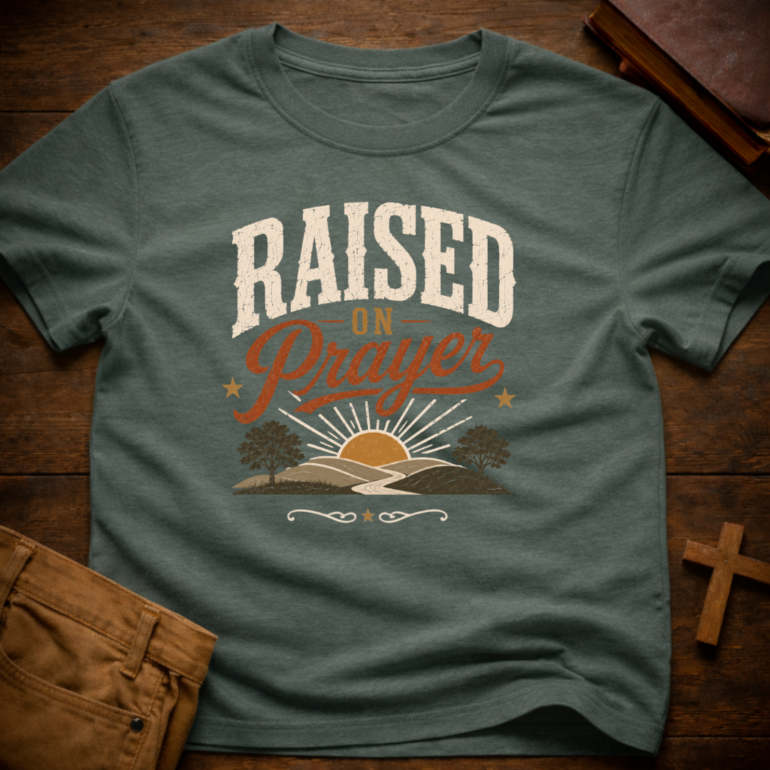 Raised on Prayer T-Shirt