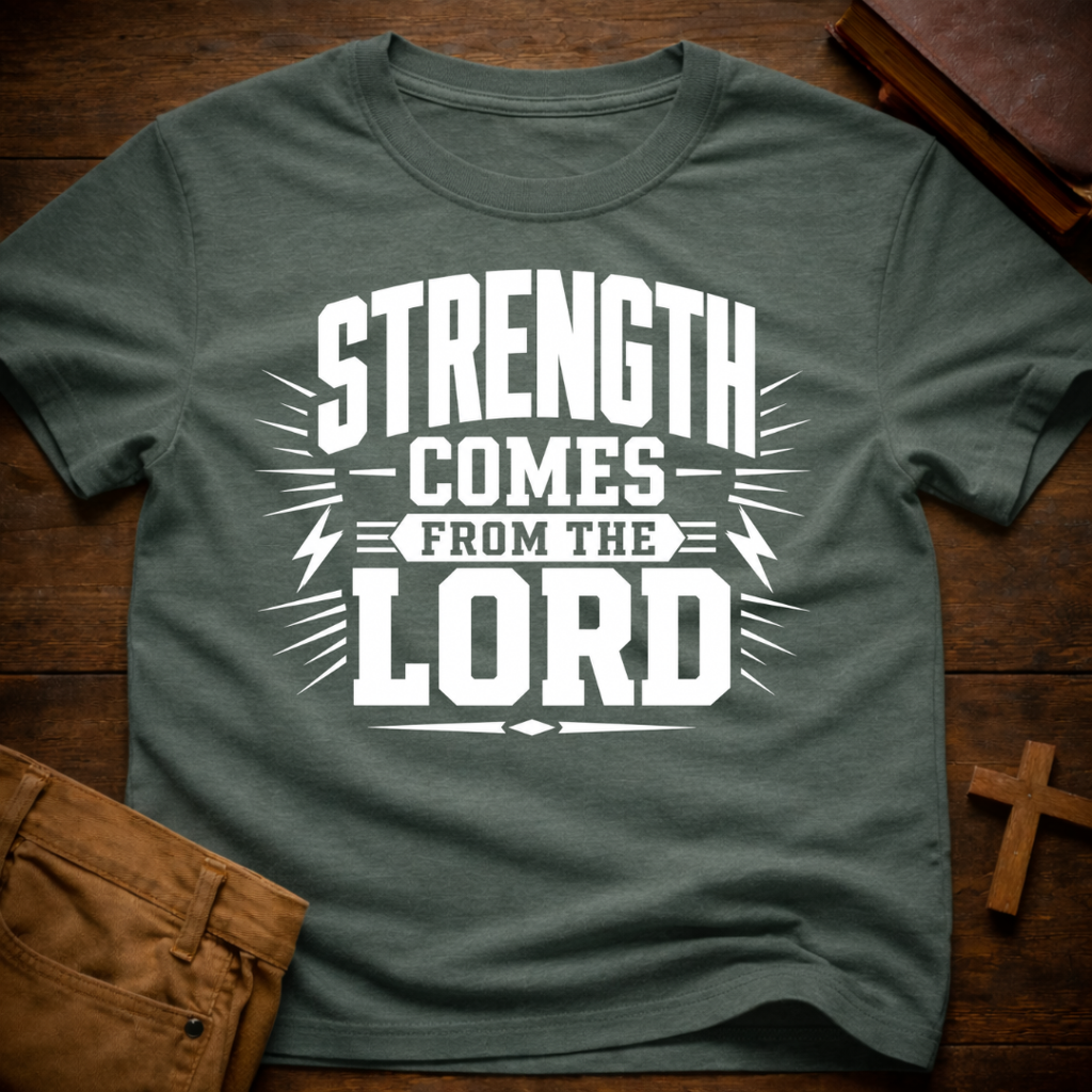 Strength Comes From The Lord T-Shirt