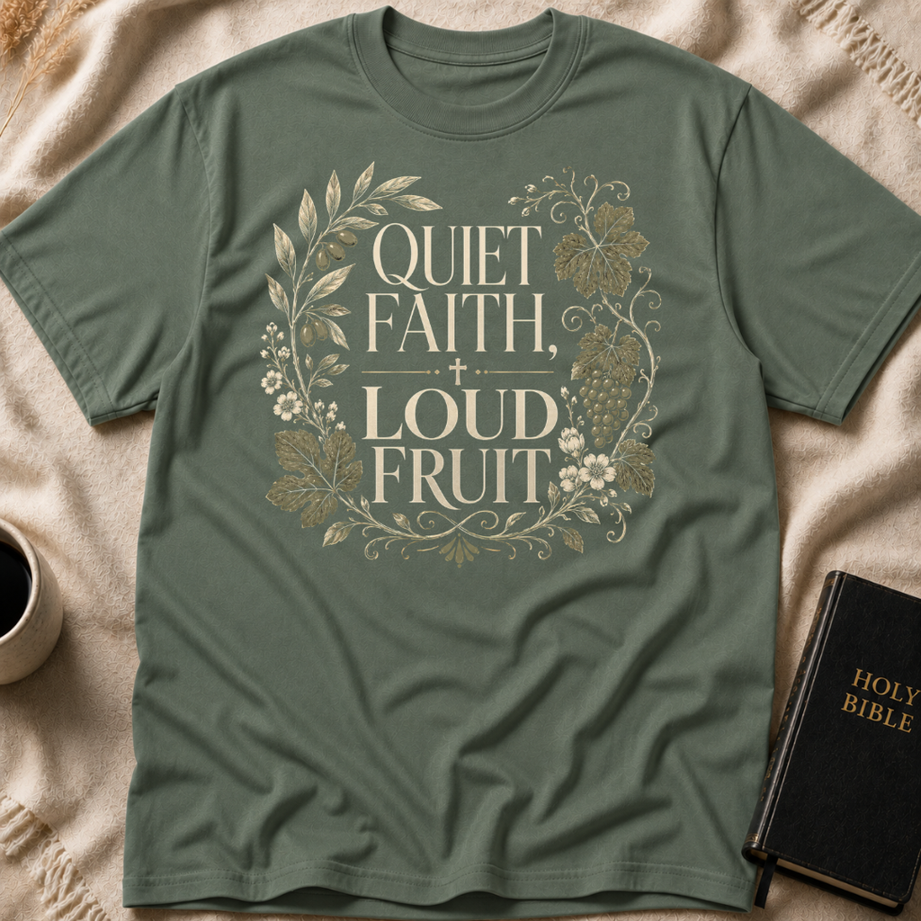 Quiet Faith, Loud Fruit T-Shirt