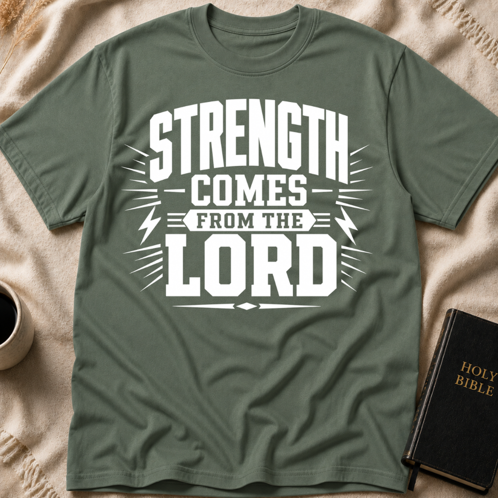 Strength Comes From The Lord T-Shirt