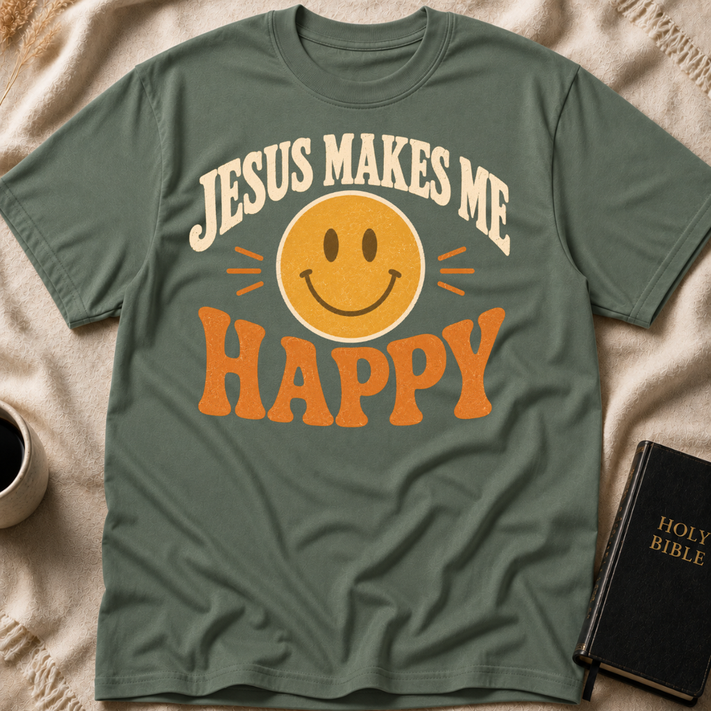 Jesus Makes Me Happy T-Shirt
