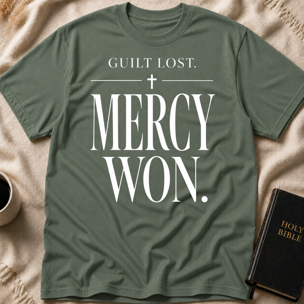 Guilt Lost. Mercy Won T-Shirt