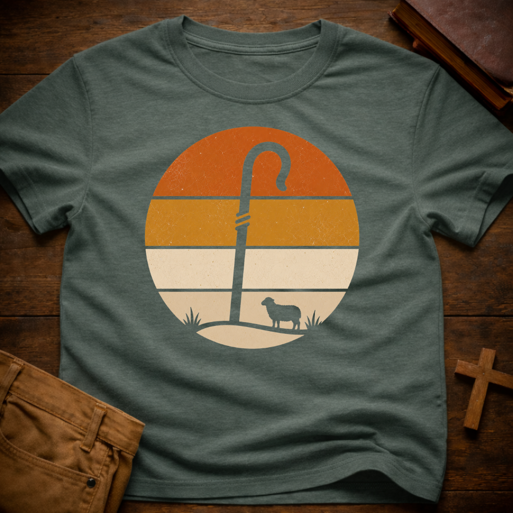 Shepherd Staff Sunset T-Shirt