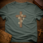 Floral Cross T-Shirt