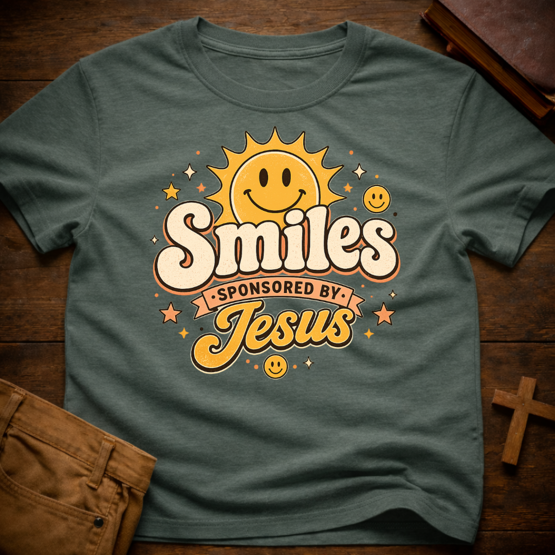 Smiles Sponsored By Jesus T-Shirt