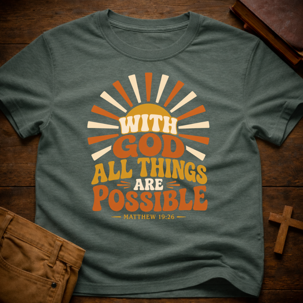 With God All Things Are Possible T-Shirt