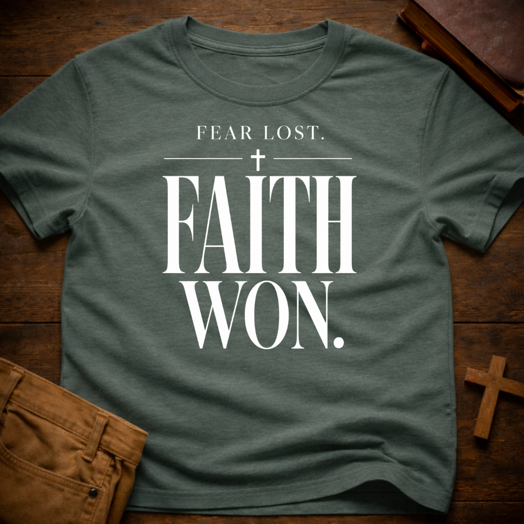 Fear Lost. Faith Won T-Shirt