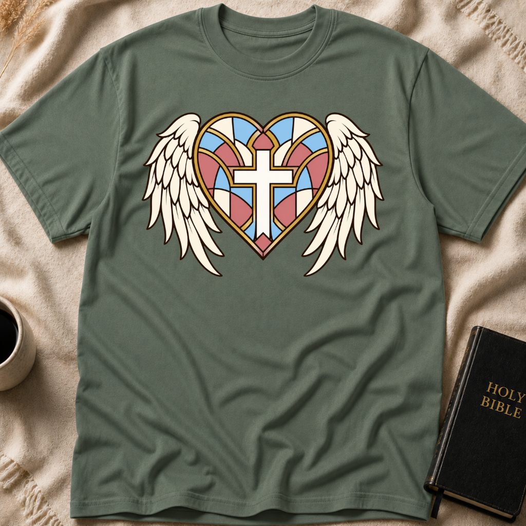 Cathedral Window Cross T-Shirt