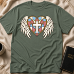Cathedral Window Cross T-Shirt