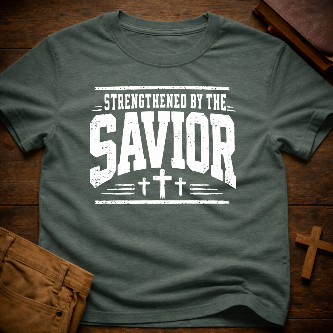 Strengthened By The Savior T-Shirt