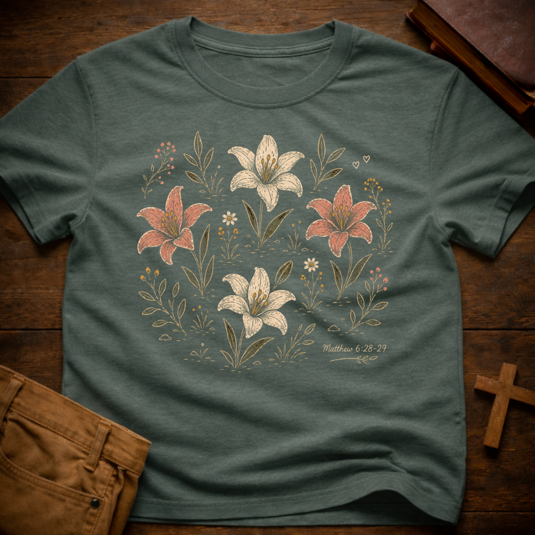 Matthew 6:28-29 T-Shirt