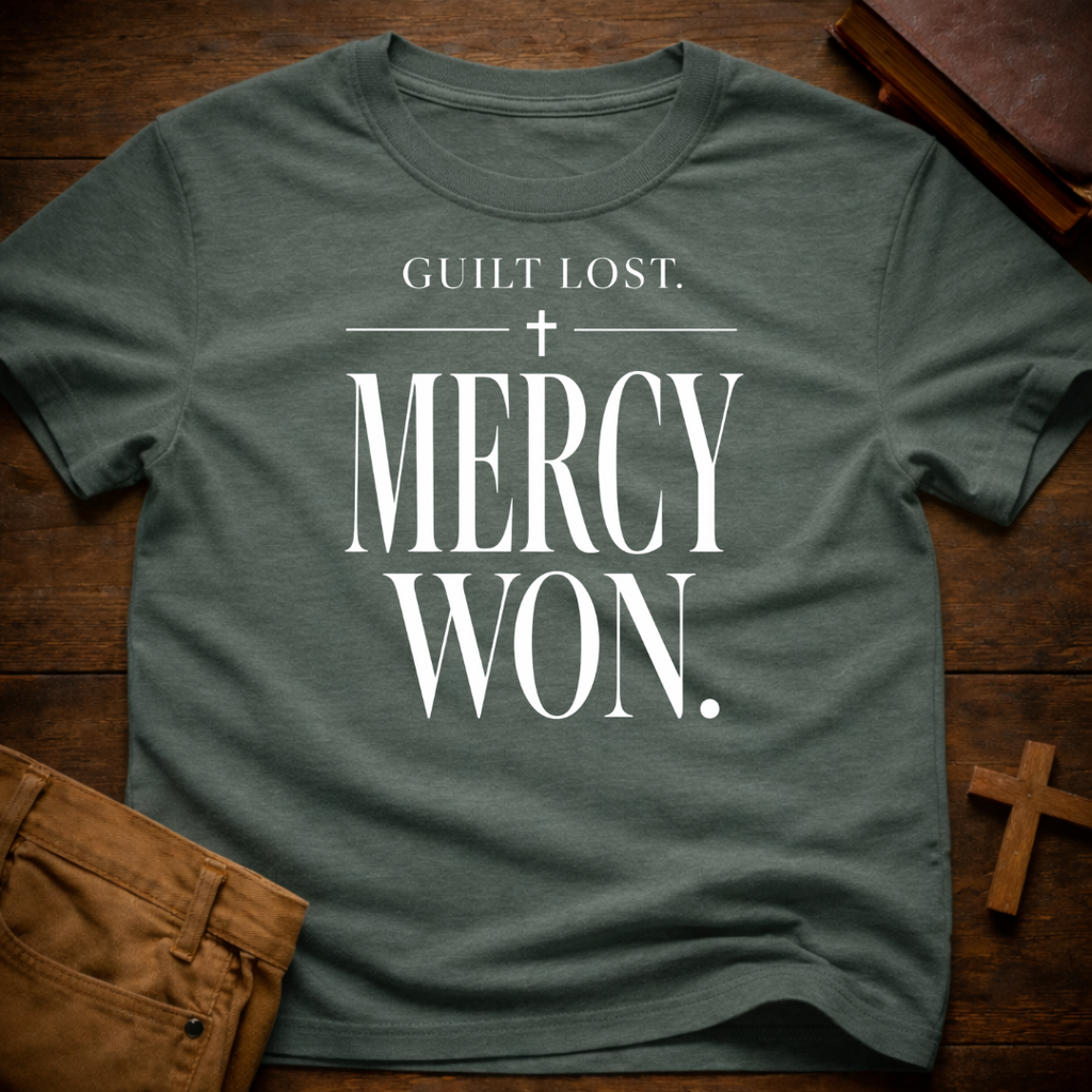 Guilt Lost. Mercy Won T-Shirt