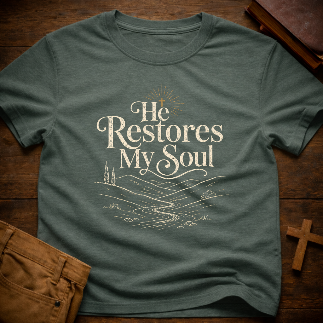 He Restores My Soul T-Shirt