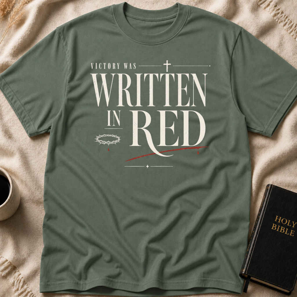 Victory Was Written In Red T-Shirt