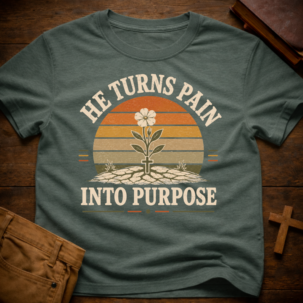 He Turns Pain Into Purpose T-Shirt