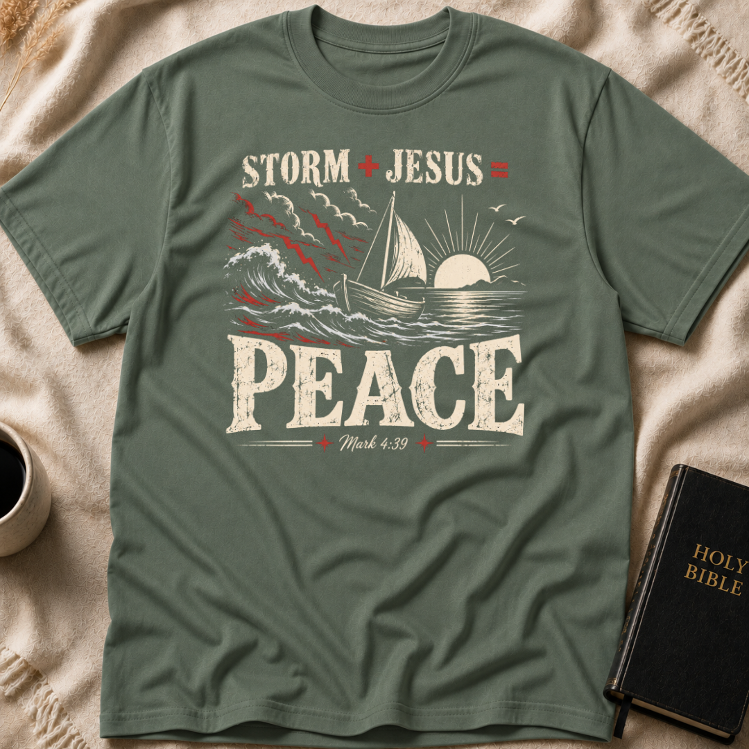 Storm + Jesus = Peace T-Shirt